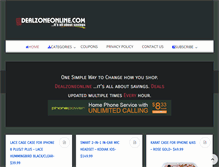 Tablet Screenshot of dealzoneonline.com